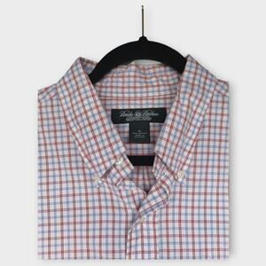 Men's Brooks Brothers Country Club Plaid Long Sleeve Button Down Shirt Size XL